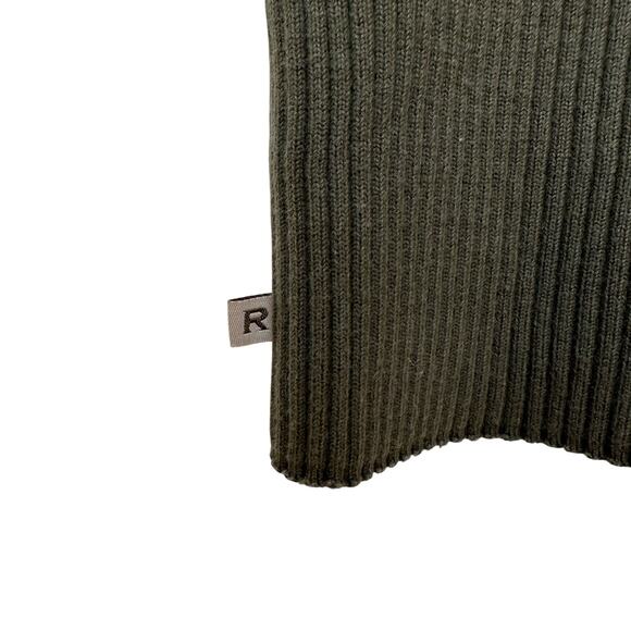 Ralph Lauren Vintage Olive Green Ribbed Tank Top - Size L - Made in Hong Kong - Picture 5 of 6